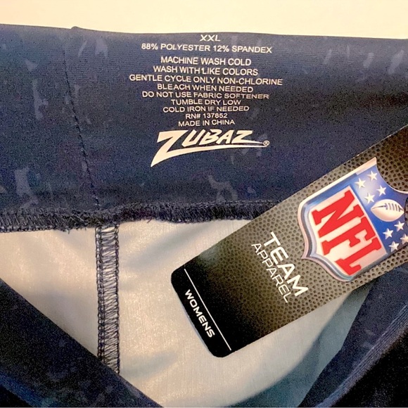 NFL 🏈 LK NW! NEW ENGLAND PATRIOTS FOOTBALL FULL LENGTH LEGGINGS Womens XXL 20/22 - Picture 4 of 5